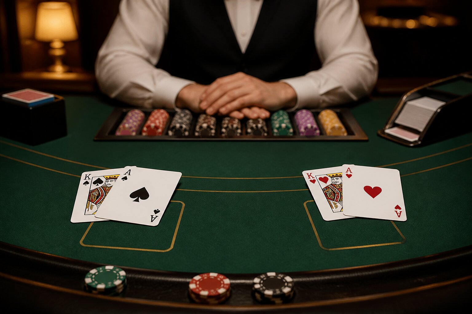 Player vs Dealer Blackjack: What Happens If Both Get Blackjack?